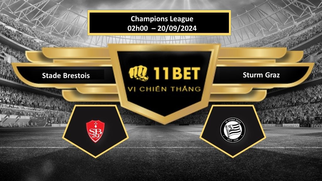 11BET Tip bóng đá  Stade Brestois vs Sturm Graz, hôm nay 20/09/2024